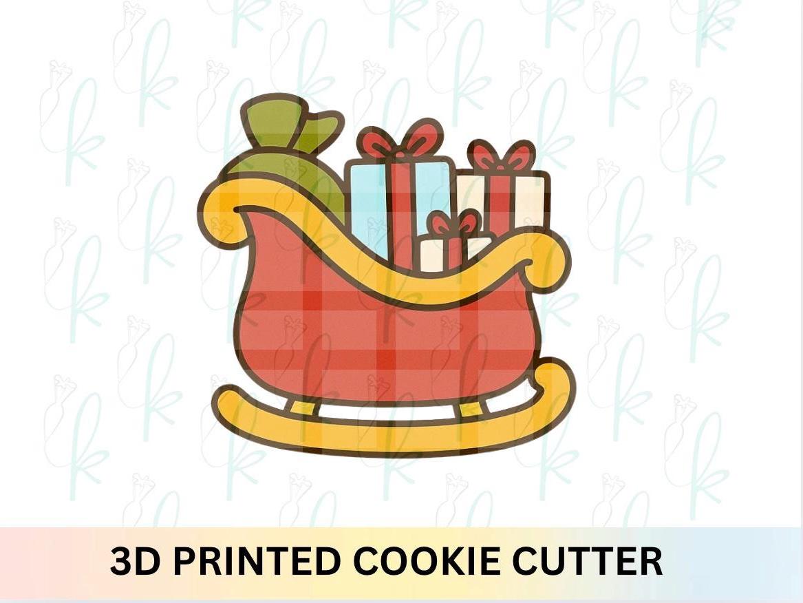 Santa Sleigh Cookie Cutter