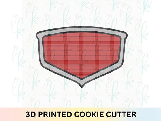 Racing Plaque Cookie Cutter