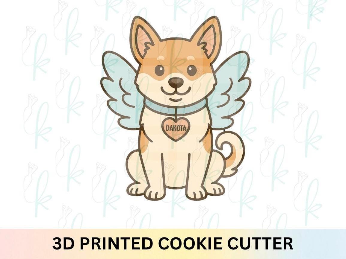 Angel Dog Cookie Cutter