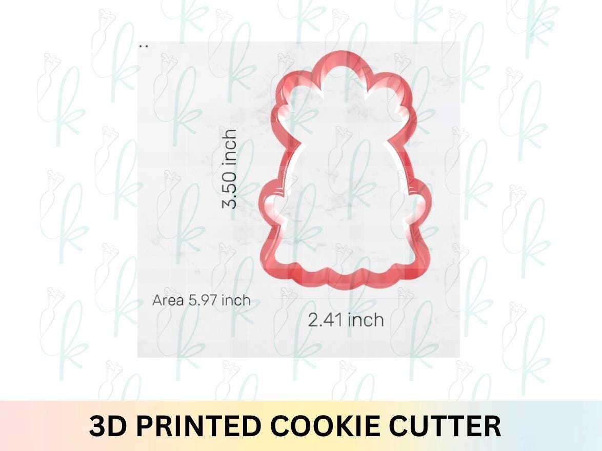 Showgirl Ghost Cookie Cutter