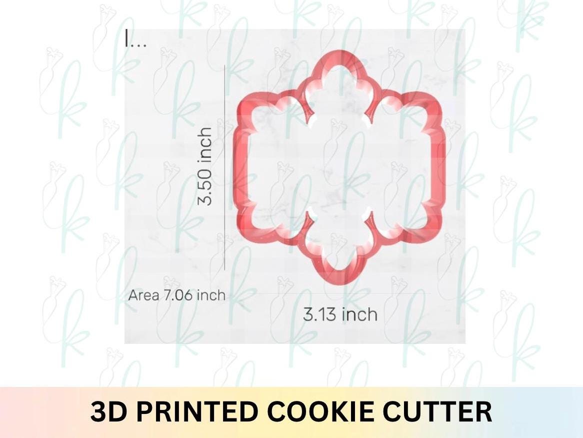Snowflake Plaque Cookie Cutter