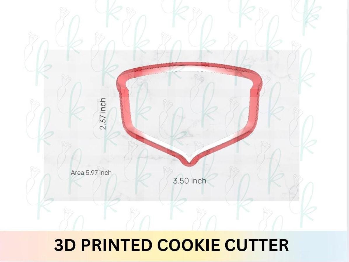 Racing Plaque Cookie Cutter