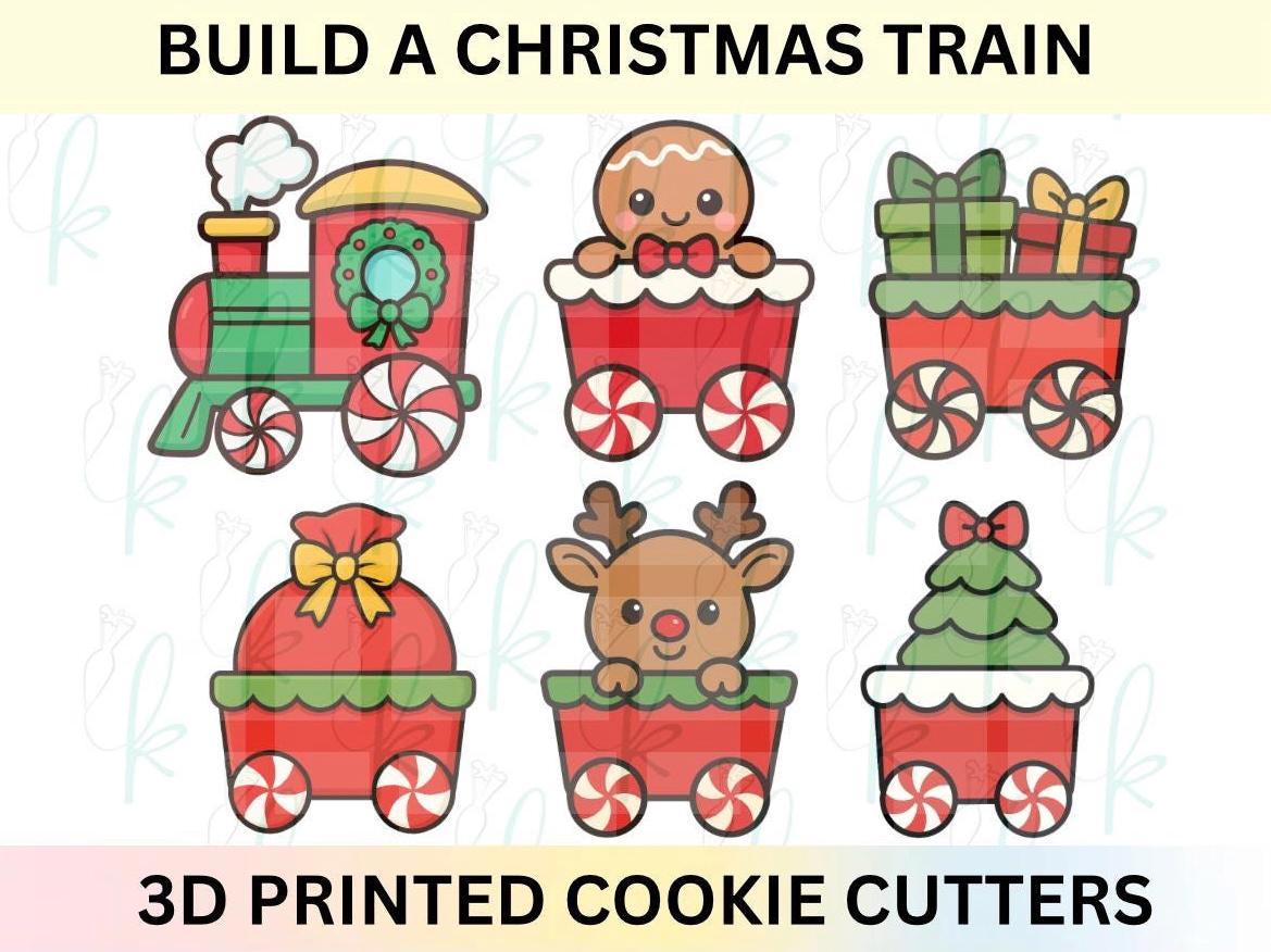 Build-A-Christmas Train - Mix and Match 3D Printed Cookie Cutters