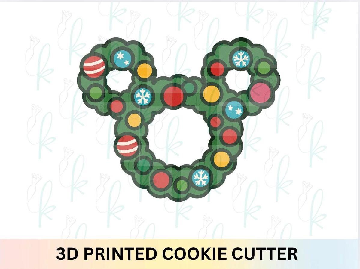 Mouse Ears Wreath Cookie Cutter