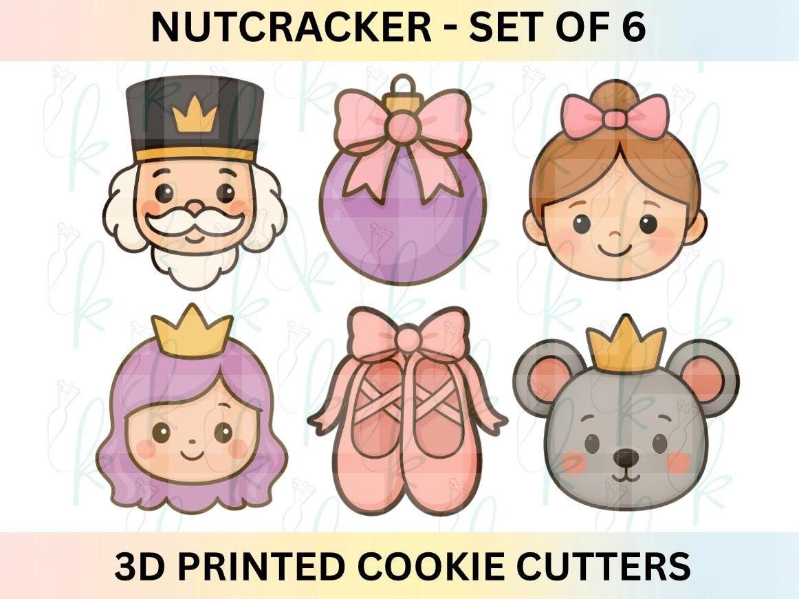 Nutcracker - Set of 6 Cookie Cutters