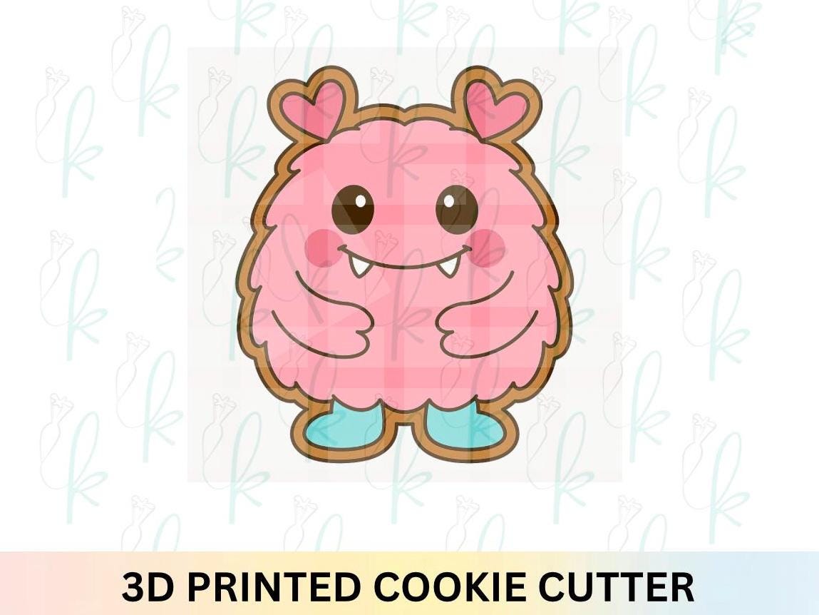 Valentine Monster Cookie Cutter