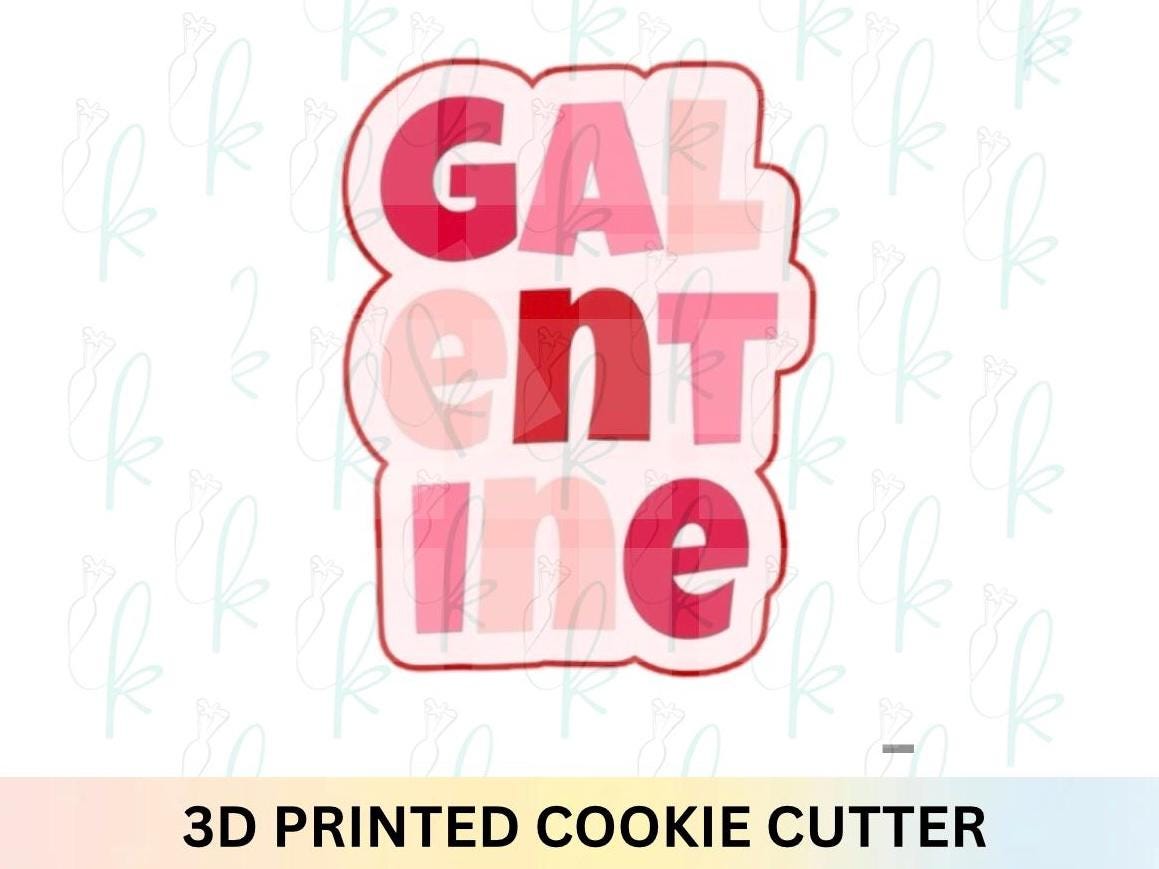 Galentine Plaque Cookie Cutter