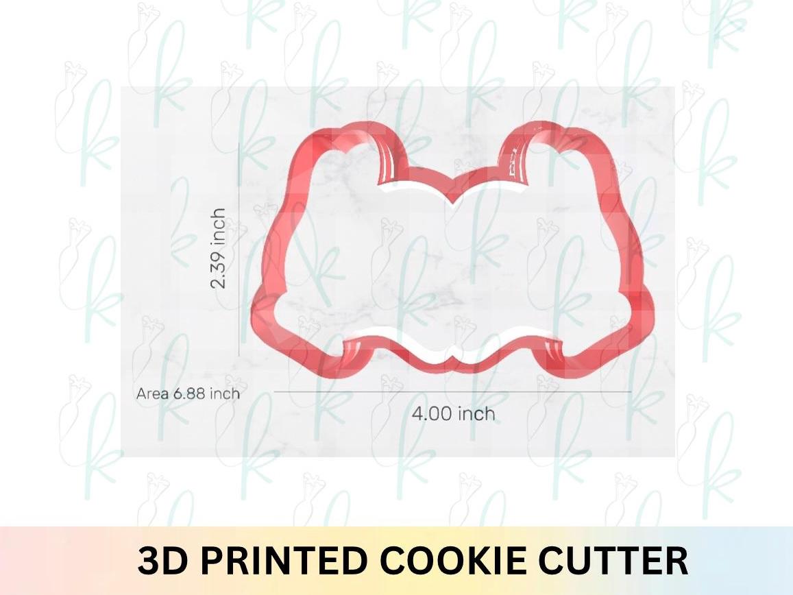 Mouse Heart Hands Cookie Cutter