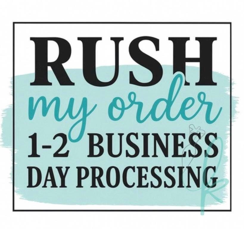 Cookie Cutter Rush Order Upgrade • 1-2 Day Processing
