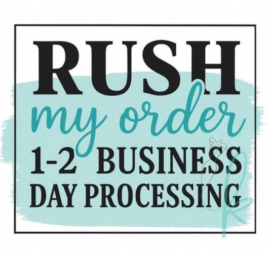 Cookie Cutter Rush Order Upgrade • 1-2 Day Processing