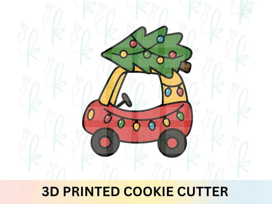 Christmas Baby Car Cookie Cutter