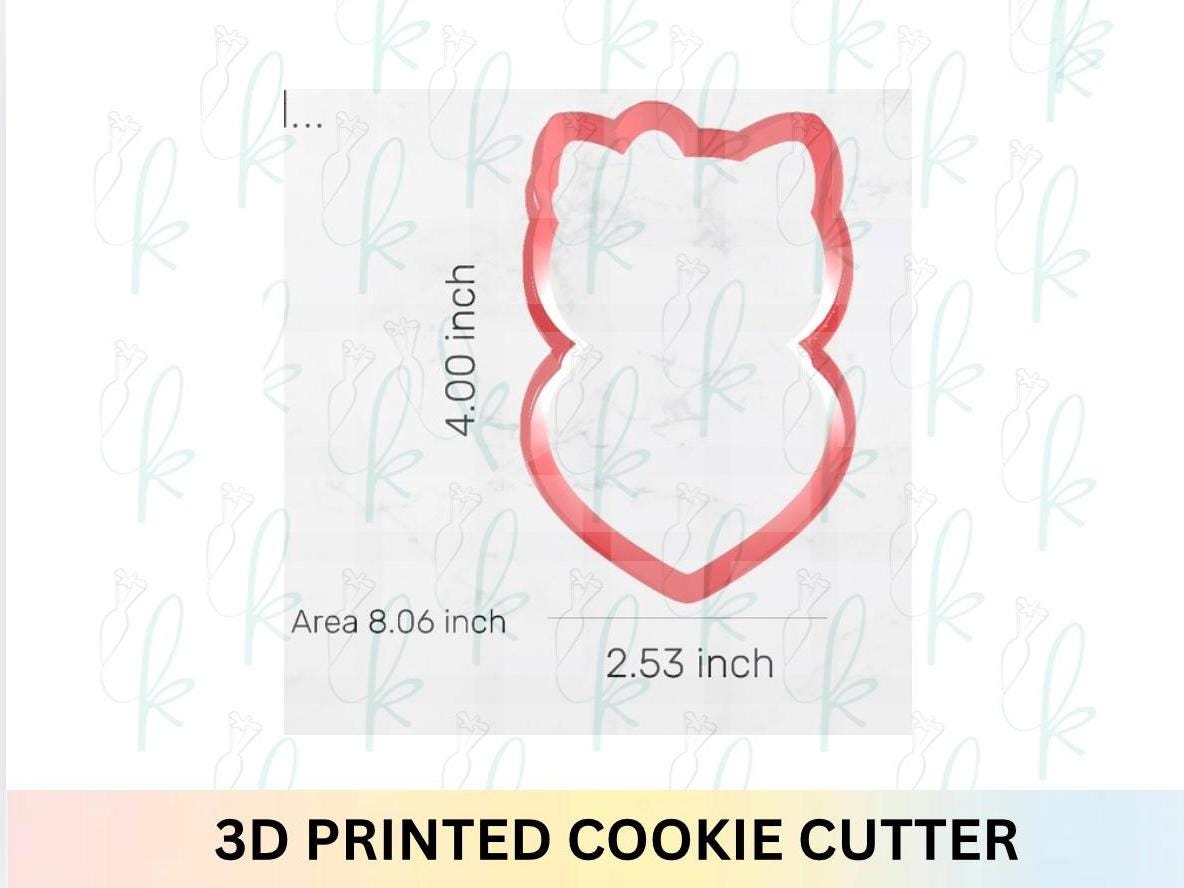 Valentine Kitty Cookie Cutter