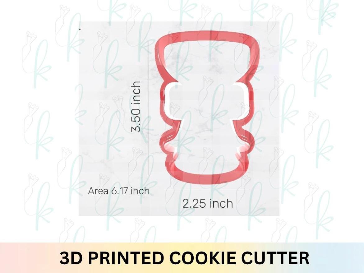 Coquette Bow Champagne Glass Cookie Cutter