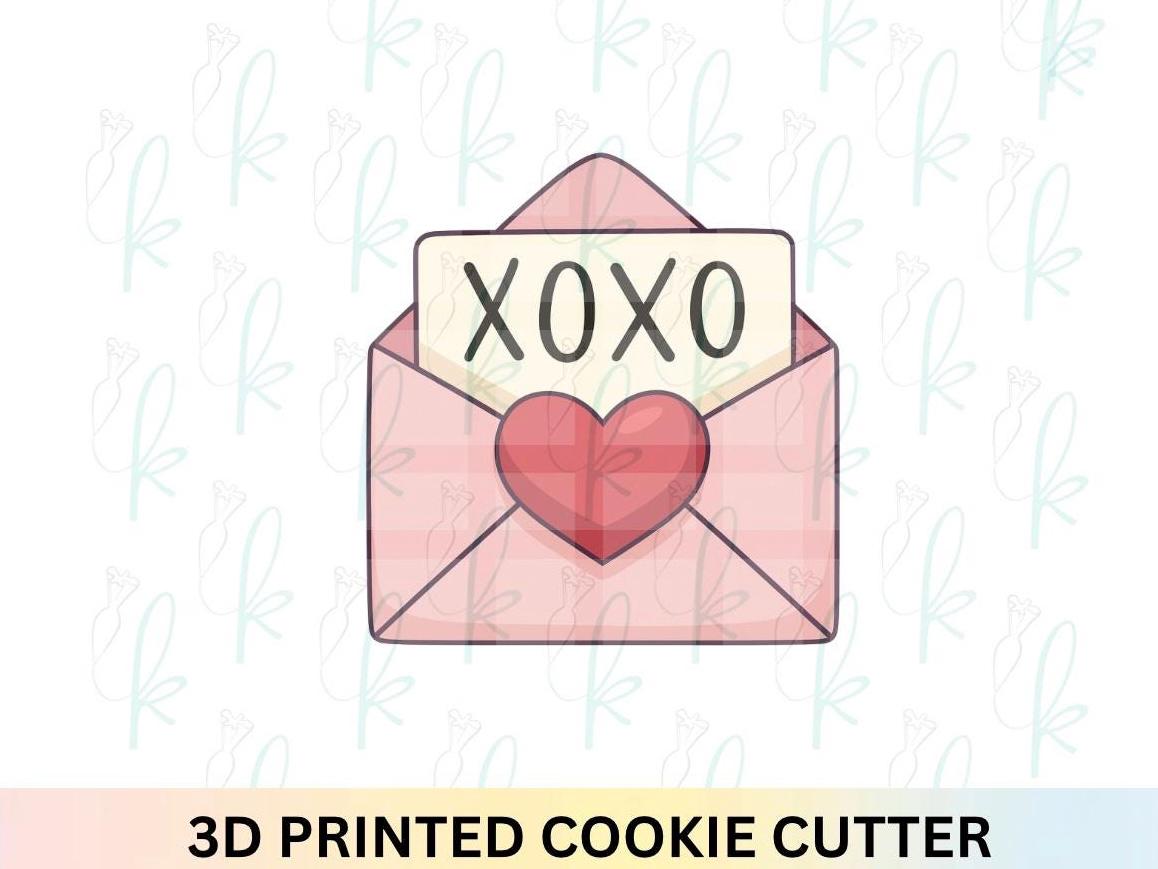 Envelope with Letter Cookie Cutter