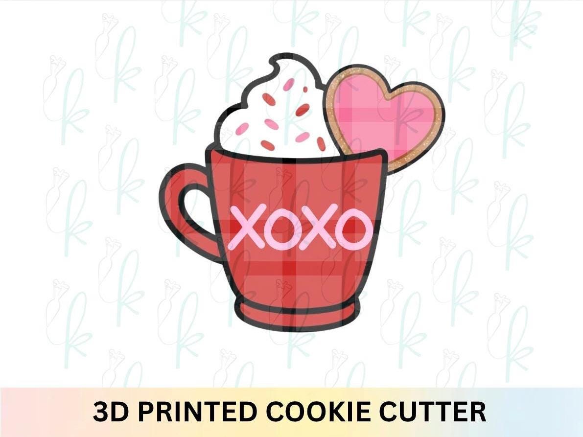 Valentine Heart Mug Cookie Cutter