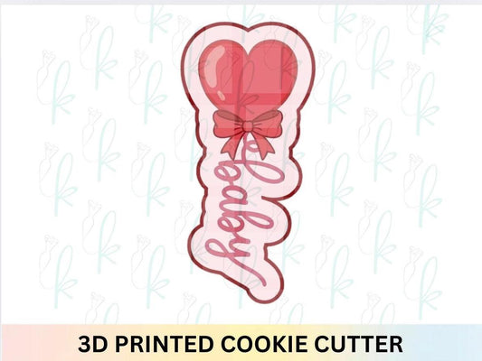Heart Baby Balloon Cookie Cutter