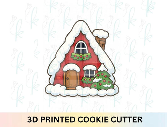 Snowy House Cookie Cutter