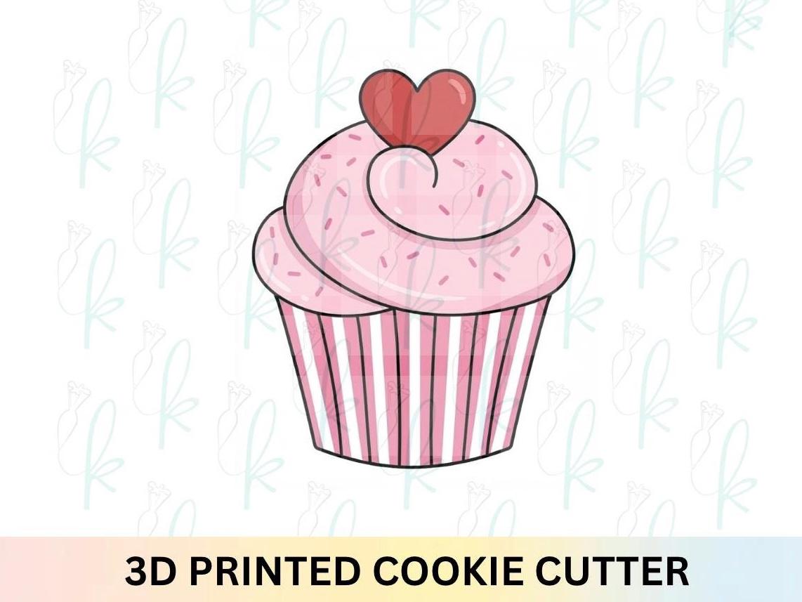 Valentine Cupcake Cookie Cutter