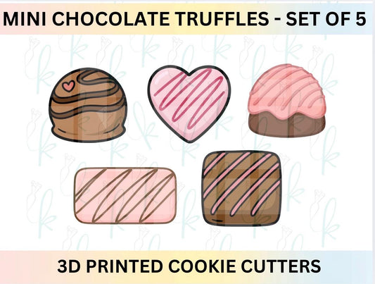 Mini Chocolate Truffles - Set of 5 Mini Cookie Cutters