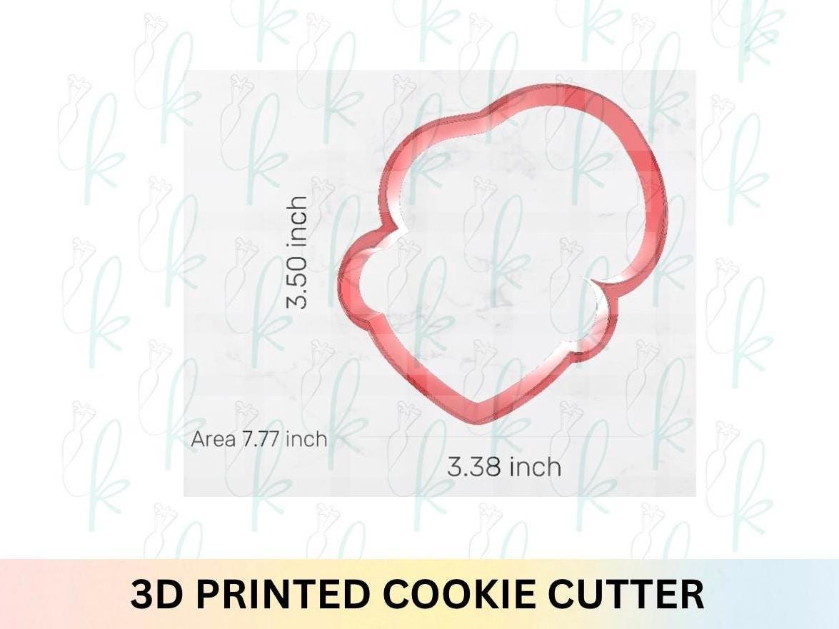 Dog Character Heart Plaque Cookie Cutter