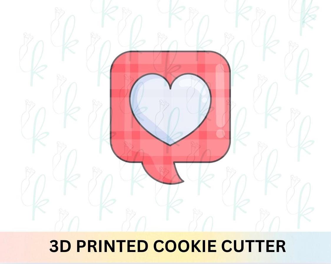 Notification Bubble Cookie Cutter