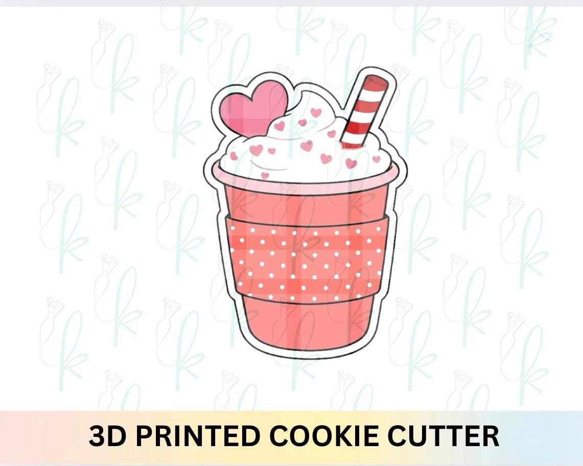 Valentine Latte Cookie Cutter