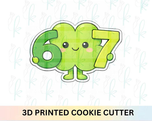 6 7 Shamrock Cookie Cutter