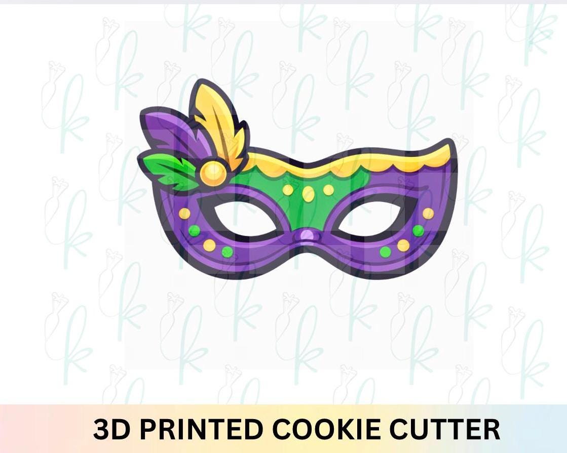 Feather Mask Cookie Cutter
