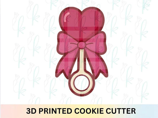 Heart Baby Rattle Cookie Cutter