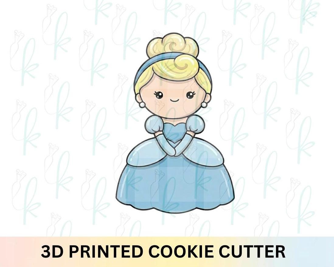 Blue Princess Cookie Cutter
