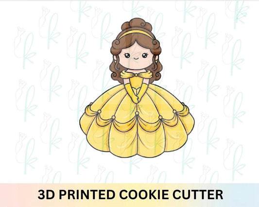 Yellow Princess Cookie Cutter