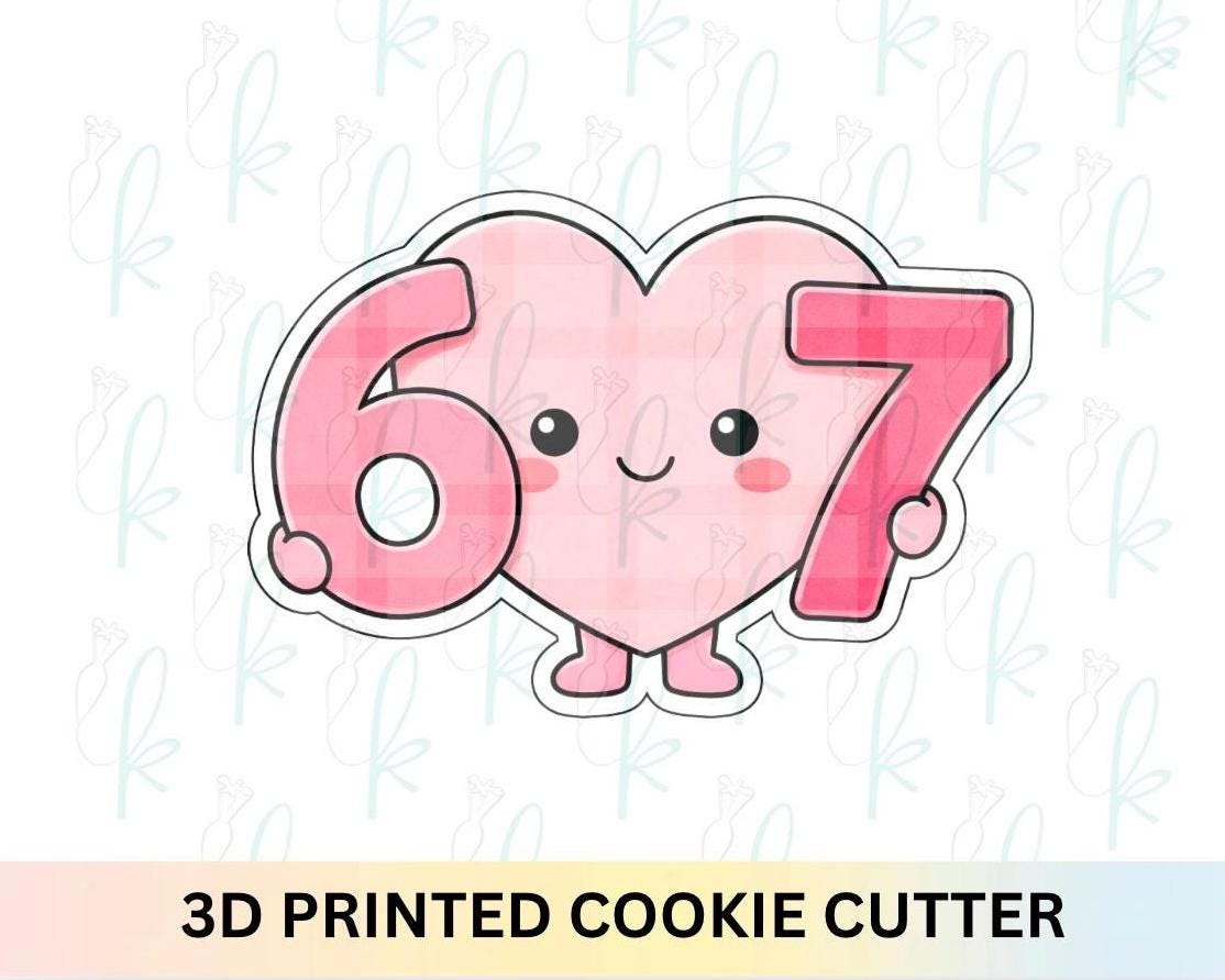 6 7 Valentine Character Cookie Cutter