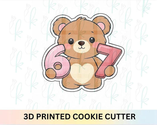 6 7 Teddy Bear Cookie Cutter