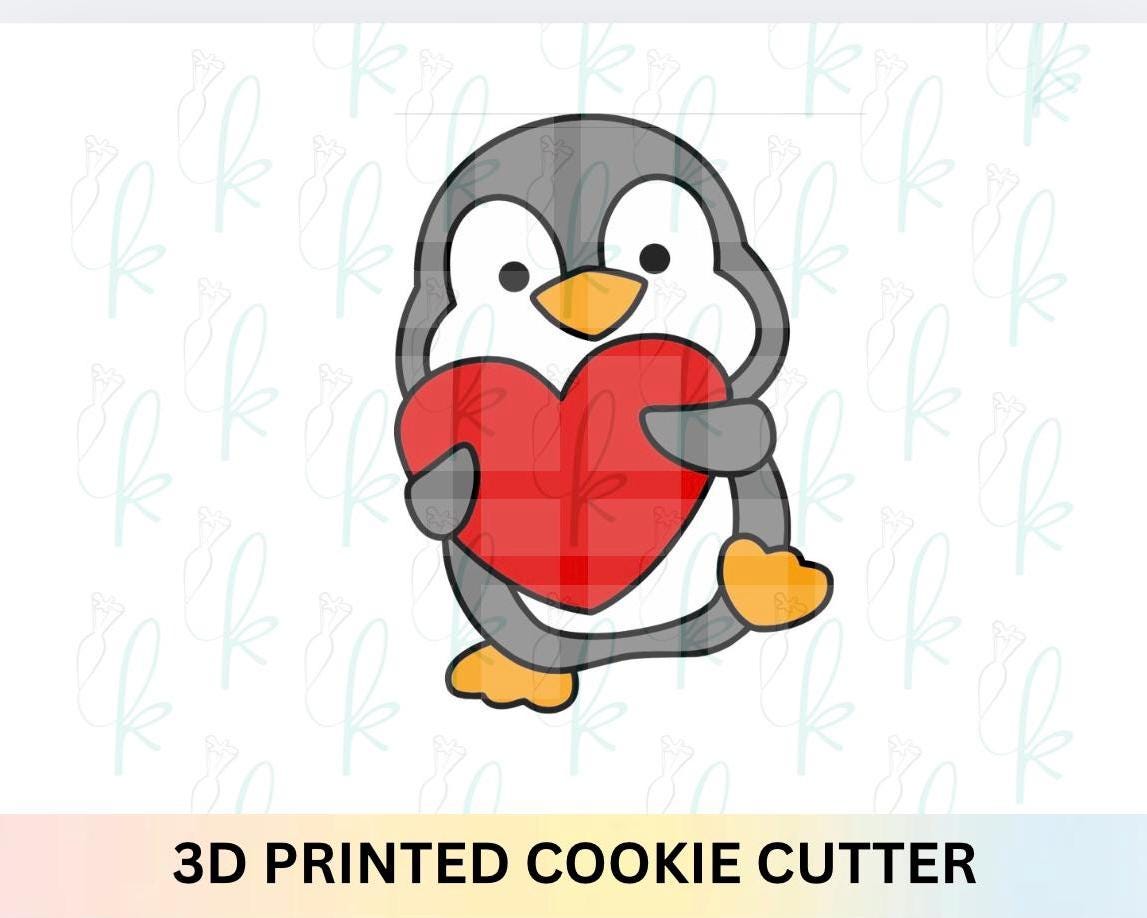 Valentine Penguin Cookie Cutter