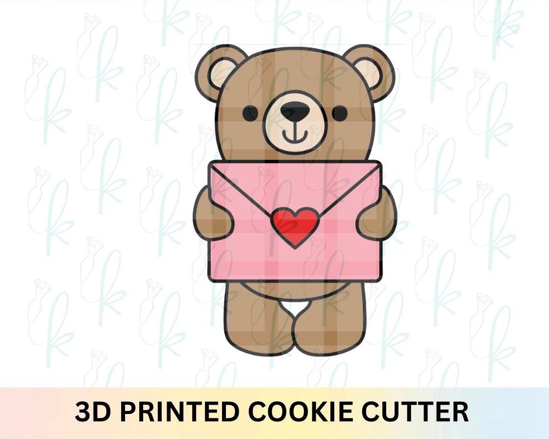 Bear with Letter Cookie Cutter