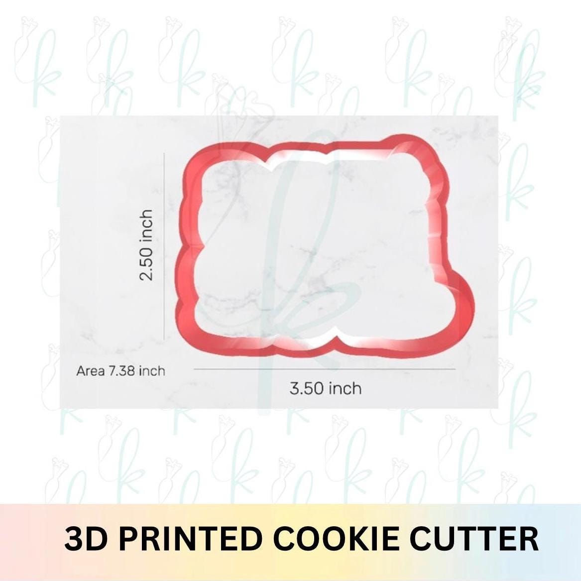 Happy Easter Plaque Cookie Cutter