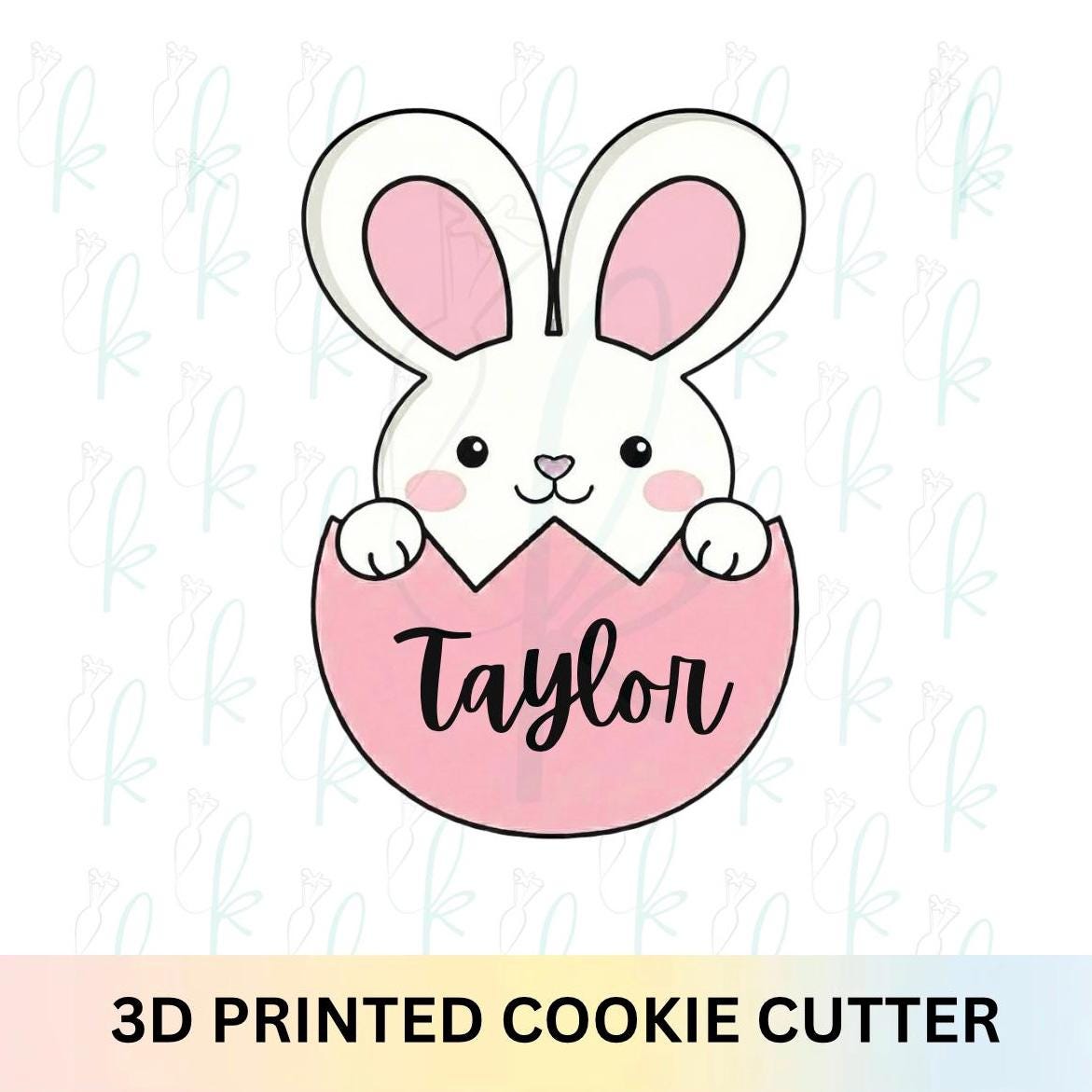 Bunny in Egg Cookie Cutter