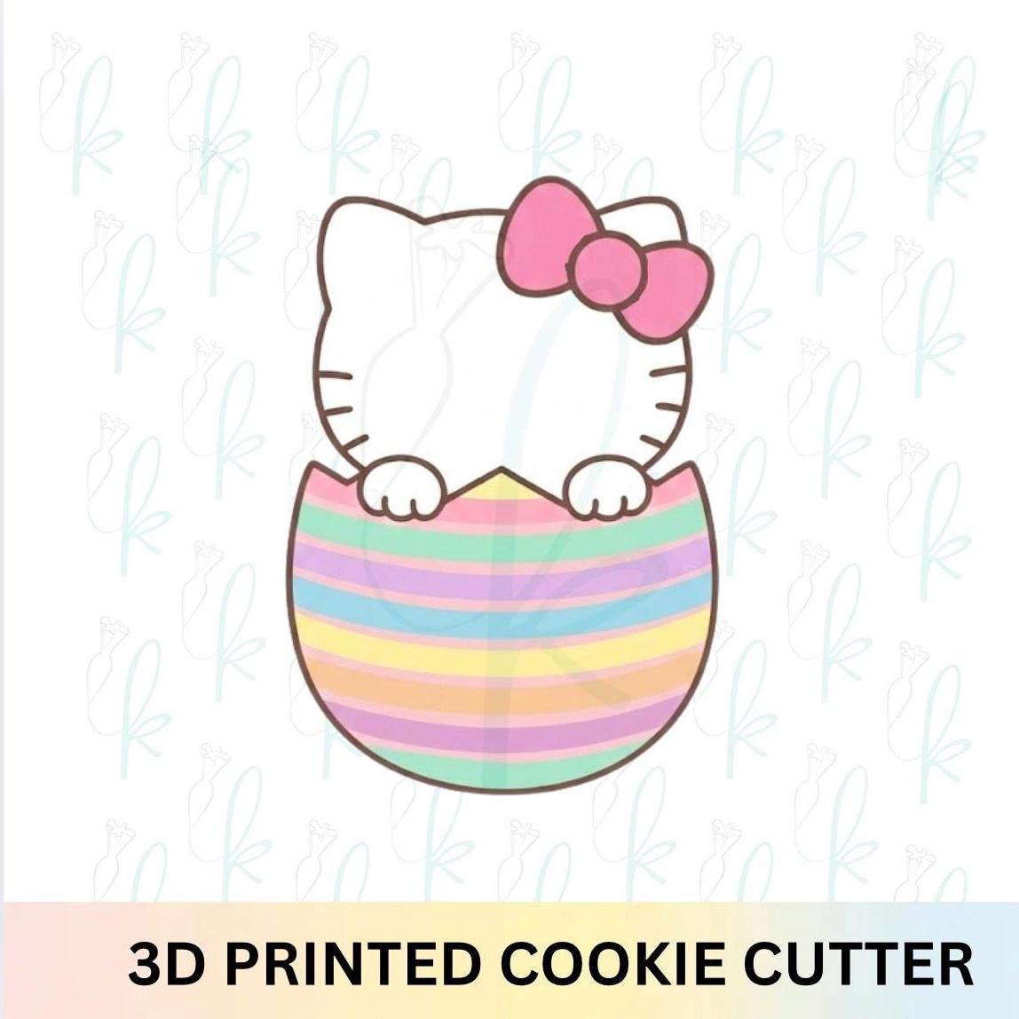 Kitty in Egg Cookie Cutter