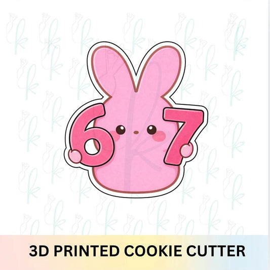 6 7 Marshmallow Bunny Cookie Cutter