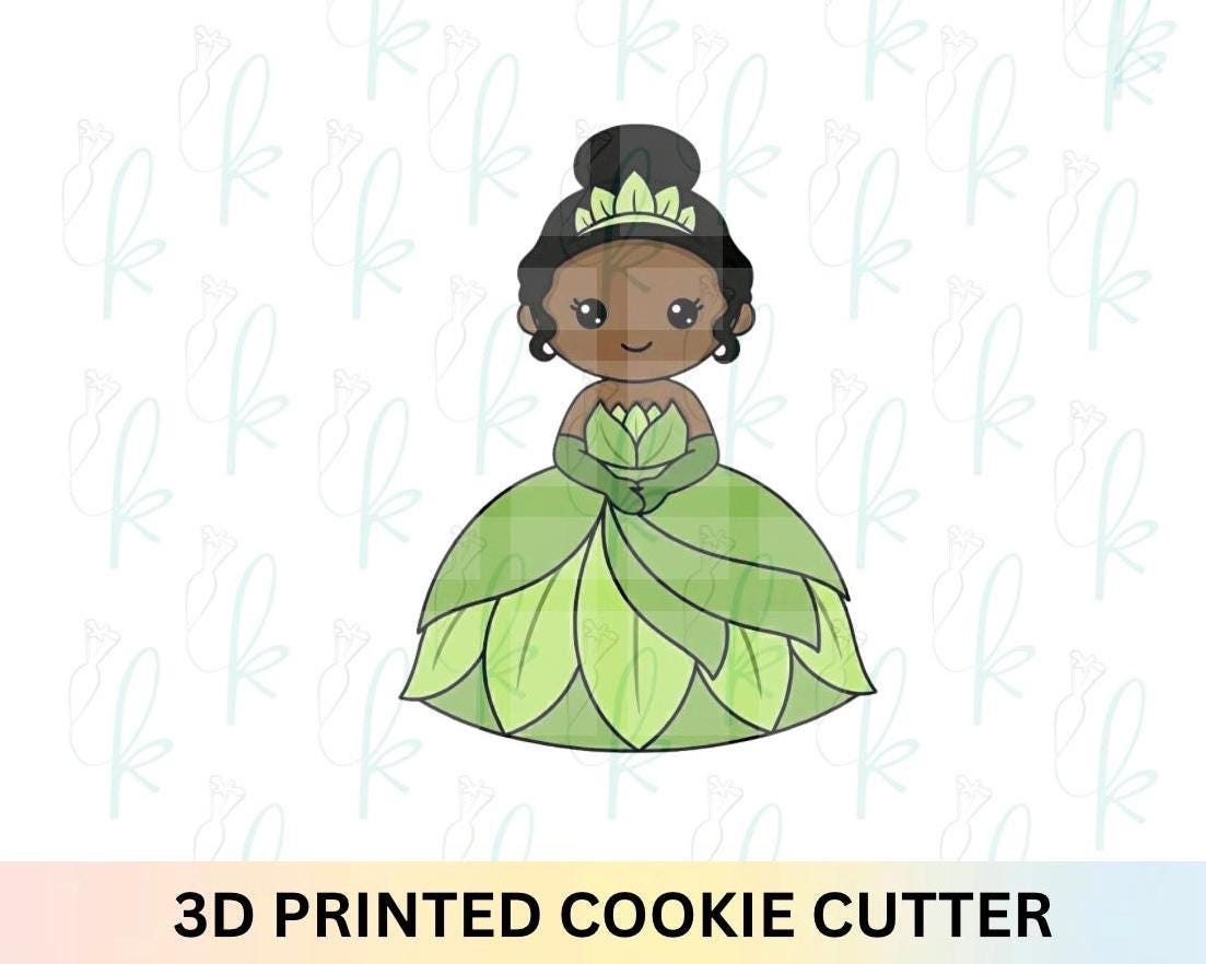 Green Princess Cookie Cutter