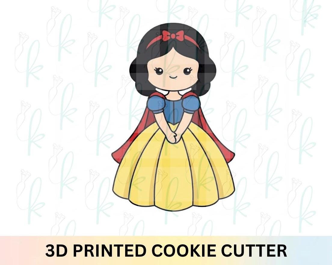 Blue and Yellow Princess Cookie Cutter