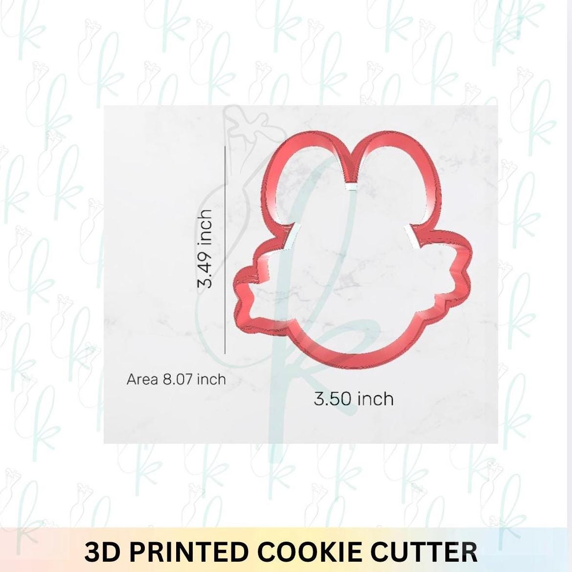 Bunny Ears Egg Plaque Cookie Cutter