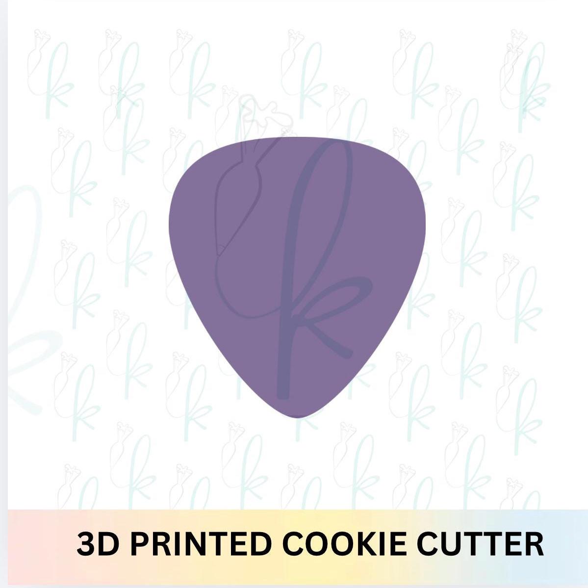 Guitar Pick Cookie Cutter