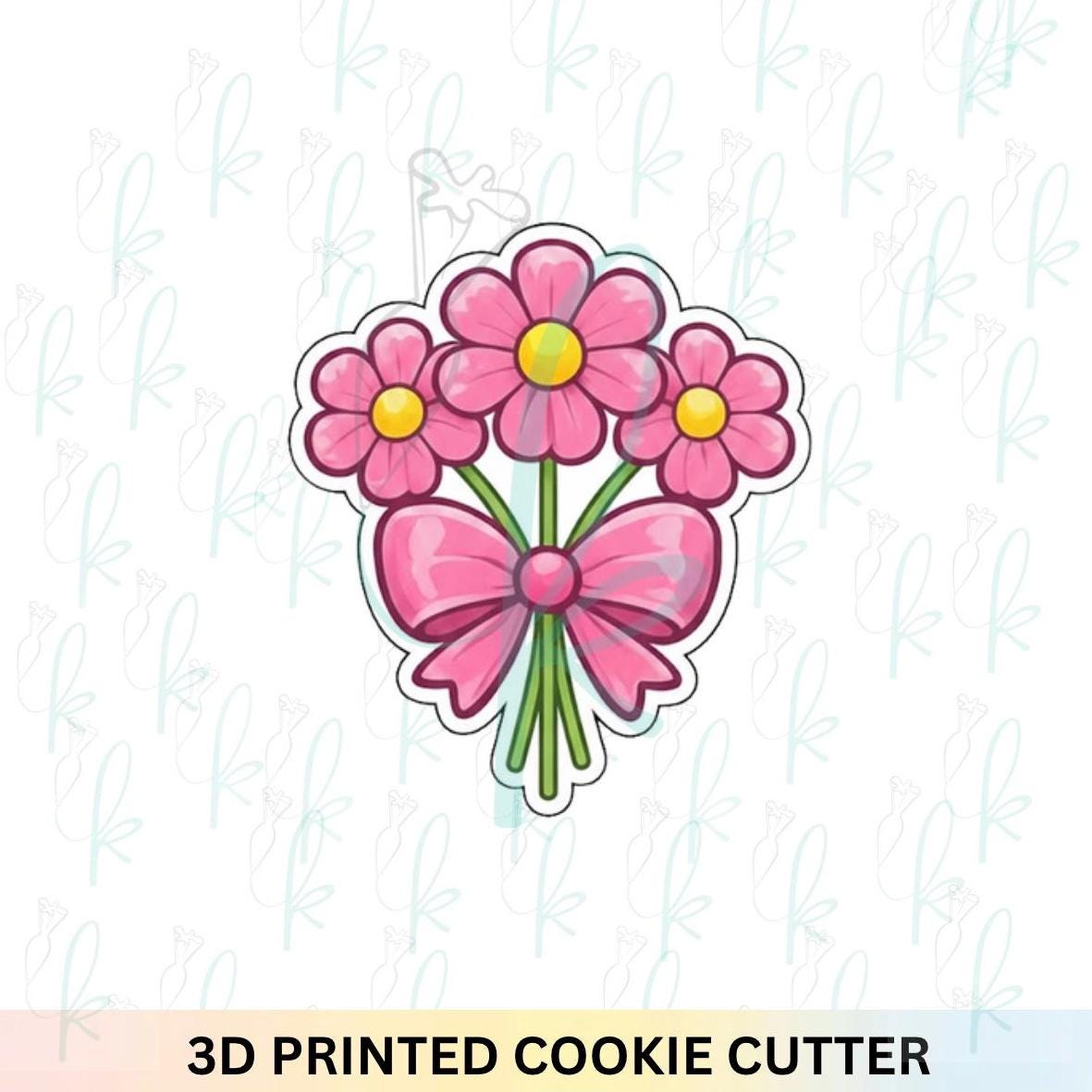 Daisy Flower Bouquet Cookie Cutter