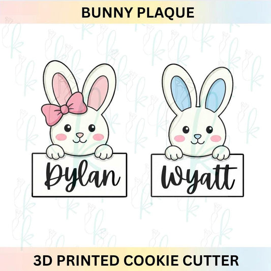 Bunny Plaque Cookie Cutter