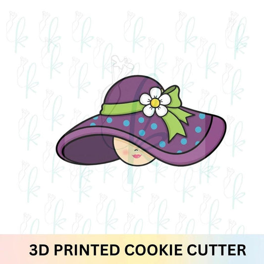 Fancy Hat with Face Cookie Cutter