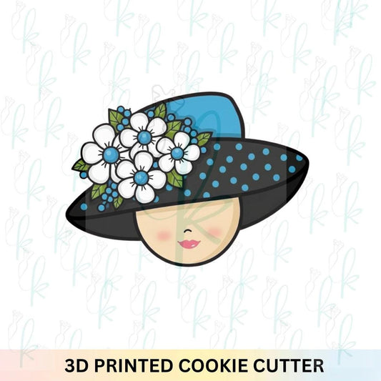 Fancy Hat with Face 2 Cookie Cutter