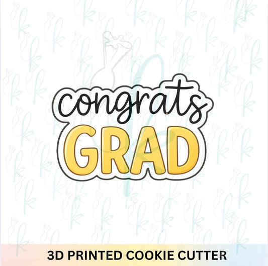 Congrats Grad Cookie Cutter