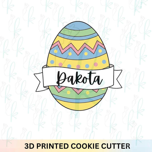 Easter Egg Plaque Cookie Cutter