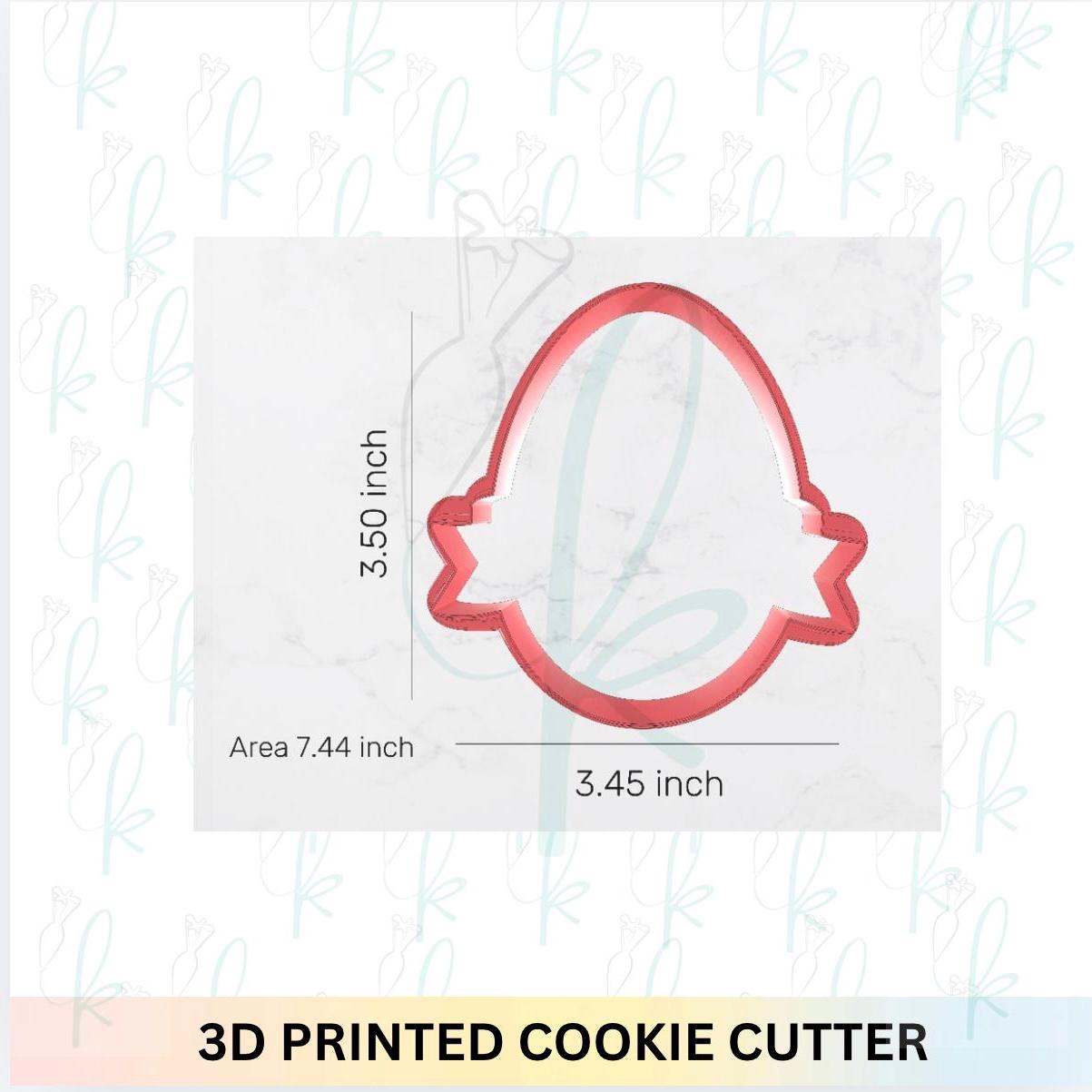 Easter Egg Plaque Cookie Cutter